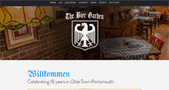 Desktop Screenshot of biergarden.com